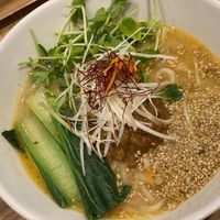 White sesame ramen  at T's Tantan - Tokyo JR Station in Tokyo