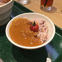 side dish of curry at T's Tantan - Tokyo JR Station in Tokyo