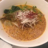 Vegan ramen at T's Tantan - Tokyo JR Station in Tokyo