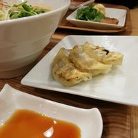 gyoza at T's Tantan - Tokyo JR Station in Tokyo