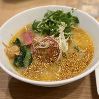 Golden sesame ramen  at T's Tantan - Tokyo JR Station in Tokyo