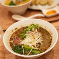 Ramen au sésame noir at T's Tantan - Tokyo JR Station in Tokyo