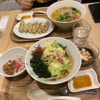 Golden sesame + seaweed ramen  at T's Tantan - Tokyo JR Station in Tokyo
