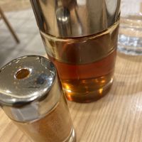 Chilli oil  at T's Tantan - Tokyo JR Station in Tokyo