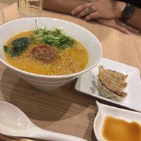 Golden Sesame Ramen  at T's Tantan - Tokyo JR Station in Tokyo