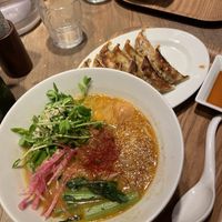 Ramen + gyoza set  at T's Tantan - Tokyo JR Station in Tokyo