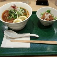Hot and sour at T's Tantan - Tokyo JR Station in Tokyo