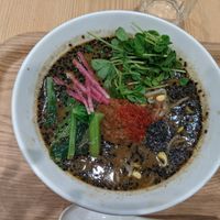 Black Sesame Ramen at T's Tantan - Tokyo JR Station in Tokyo