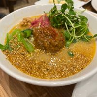 White sesame tantan   at T's Tantan - Tokyo JR Station in Tokyo