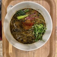 Black sesame tantan  at T's Tantan - Tokyo JR Station in Tokyo