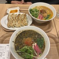 Noodle and dumpling alert   at T's Tantan - Tokyo JR Station in Tokyo