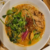 Sesame ramen at T's Tantan - Tokyo JR Station in Tokyo