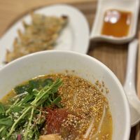 Golden sesame ramen  at T's Tantan - Tokyo JR Station in Tokyo