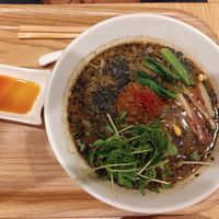 Black sesame tantan at T's Tantan - Tokyo JR Station in Tokyo