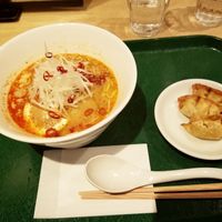 spicy ramen at T's Tantan - Tokyo JR Station in Tokyo
