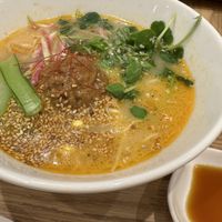 Soy milk ramen  at T's Tantan - Tokyo JR Station in Tokyo