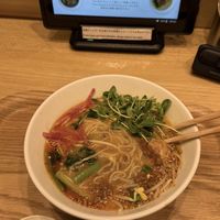 Golden Sesame Ramen Bowl  at T's Tantan - Tokyo JR Station in Tokyo