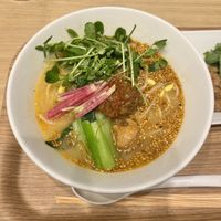 Golden sesame tantanmen  at T's Tantan - Tokyo JR Station in Tokyo