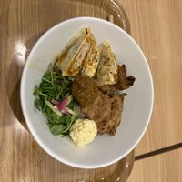 Rice bowl  at T's Tantan - Tokyo JR Station in Tokyo