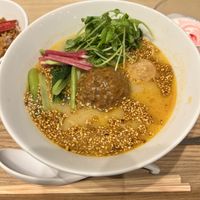 Sesame ramen  at T's Tantan - Tokyo JR Station in Tokyo