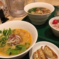 Ramen, gyosas and curry (I didn’t like it that much) at T's Tantan - Tokyo JR Station in Tokyo