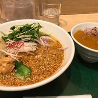 Golden Sesame Ramen at T's Tantan - Tokyo JR Station in Tokyo
