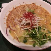 white sesame ramen at T's Tantan - Tokyo JR Station in Tokyo
