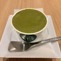 Matcha ice cream   at T's Tantan - Tokyo JR Station in Tokyo