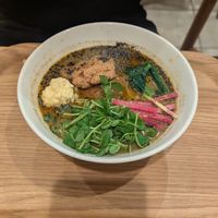 Black sesame Tantan at T's Tantan - Tokyo JR Station in Tokyo