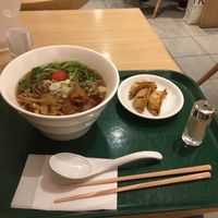 Ramen and dumplings at T's Tantan - Tokyo JR Station in Tokyo