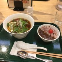 Ramen and curry at T's Tantan - Tokyo JR Station in Tokyo