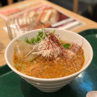 sesame ramen at T's Tantan - Tokyo JR Station in Tokyo