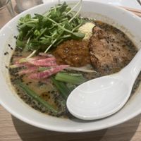 Black sesame special ramen - 1700 Y  at T's Tantan - Tokyo JR Station in Tokyo