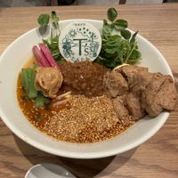 Golden Sesame Tan Tan  at T's Tantan - Tokyo JR Station in Tokyo