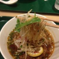 Midori vegan ramen at T's TanTan. Awesome! at T's Tantan - Tokyo JR Station in Tokyo