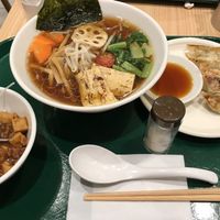 Ramen, mapo tofu and gyoza at T's Tantan - Tokyo JR Station in Tokyo