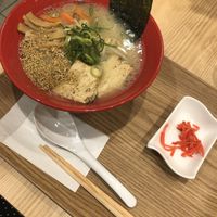 Tonkatsu ramen  at T's Tantan - Tokyo JR Station in Tokyo