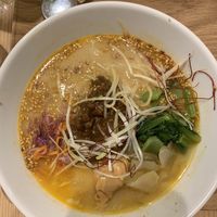Golden sesame ramen  at T's Tantan - Tokyo JR Station in Tokyo