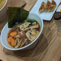 Morning soy sauce ramen at T's Tantan - Tokyo JR Station in Tokyo