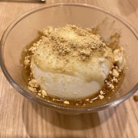 Rice ice cream  at T's Tantan - Tokyo JR Station in Tokyo