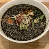 black sesame tantan at T's Tantan - Tokyo JR Station in Tokyo