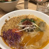 Golden tantan at T's Tantan - Tokyo JR Station in Tokyo