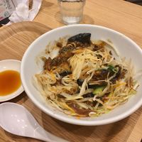 Cold noodles at T's Tantan - Tokyo JR Station in Tokyo