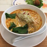 Vegan ramen at T's Tantan - Tokyo JR Station in Tokyo