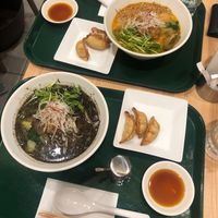 ramen and dumplings at T's Tantan - Tokyo JR Station in Tokyo