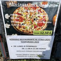 Horarios  at Al Otro Lado  in Liencres