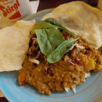 Lentil Dal at Urbankeller in Salzburg