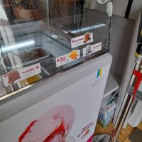 Vegan mango sorbet at Sigridslunds Café & Handelsbod in Sparreholm