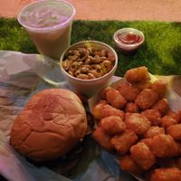 Meal with Cheerup Charlie's vegan yeti at Arlo's Food Truck - Cheerup Charlie's in Austin