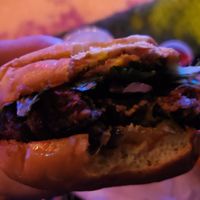Bacon chz Burger at Arlo's Food Truck - Cheerup Charlie's in Austin